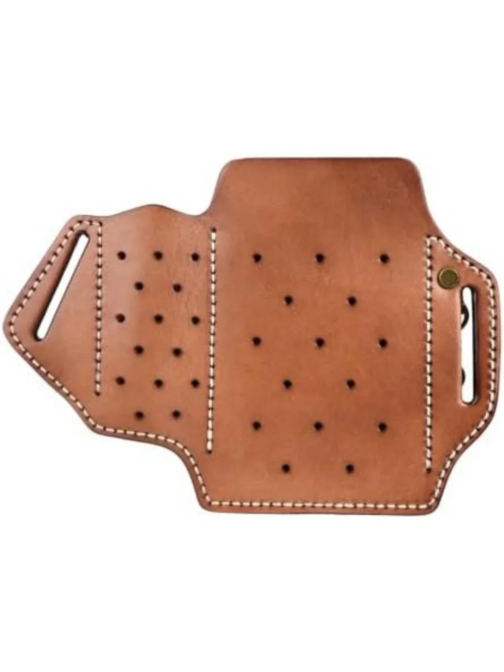 Versatile Leather Cell Phone Holster Case with Knife Sheath, Pen Slot & Key Clip